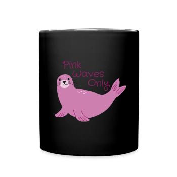 Pink Seal - Tasse einfarbig - Schwarz - Vorne
