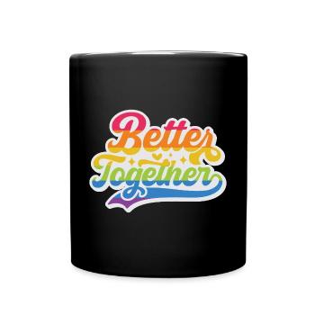 Mois de la fierté LGBT - Better Together - Mug uni - noir - Devant