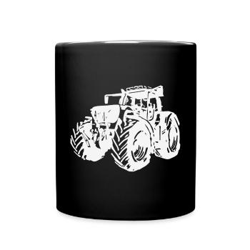 930 Illustration - Tasse einfarbig - Schwarz - Vorne