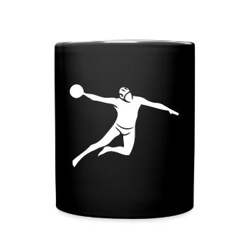 Lancer de puissance de water-polo - Mug uni - noir - Devant