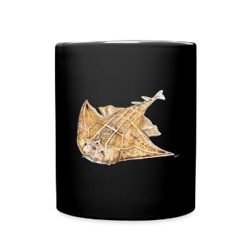 Angelote - Angel shark - Requin ange - Full Colour Mug - black - Front