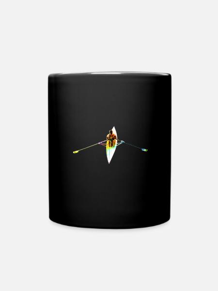 Rameurs colorés - Mug uni - noir