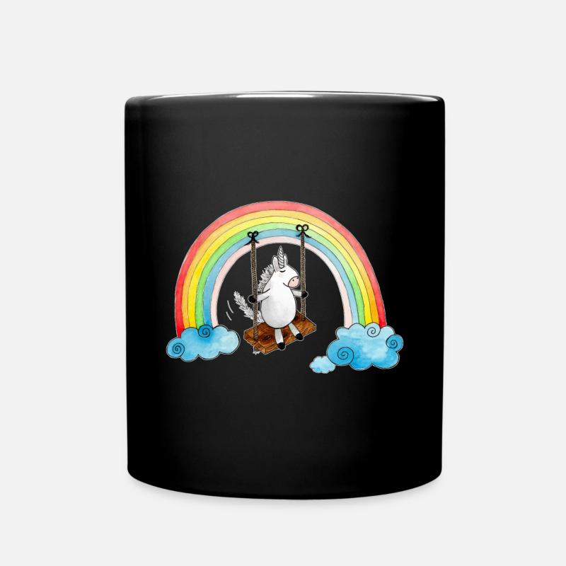 Chalouper Licorne - Mug uni - noir