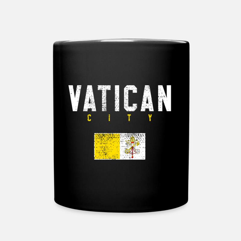 Vatikan - Tasse einfarbig - Schwarz