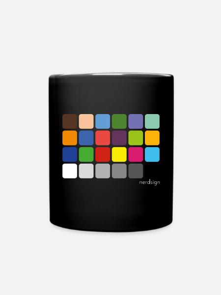 ColorChecker - Mug uni - noir