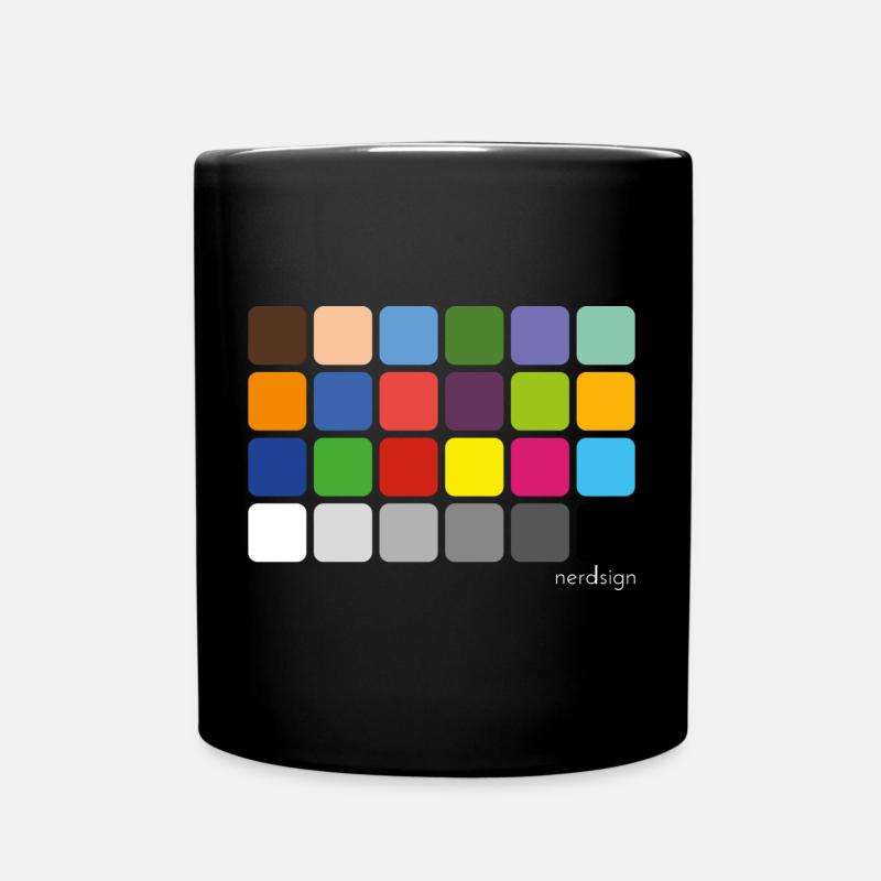ColorChecker - Full Colour Mug - black