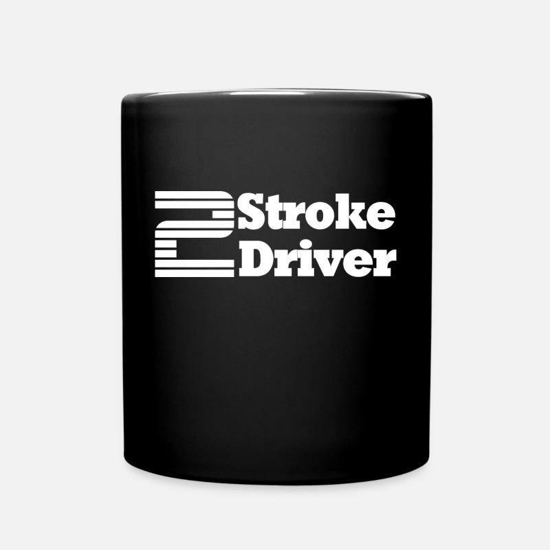 2 STROKE DRIVER - Tasse einfarbig - Schwarz