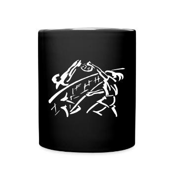 Volley-ball - Mug uni - noir - Devant