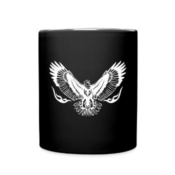 Ailes d’aigle - Mug uni - noir - Devant