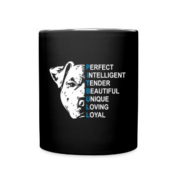 Pitbull - Full Colour Mug - black - Front