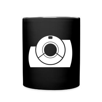Computertomograph (CT) Symbol - Tasse einfarbig - Schwarz - Vorne
