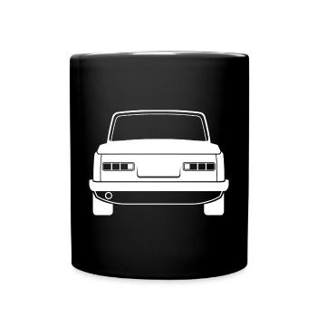Wartburg DDR Oldschool Oldtimer Logo Icône Graphique - Mug uni - noir - Devant