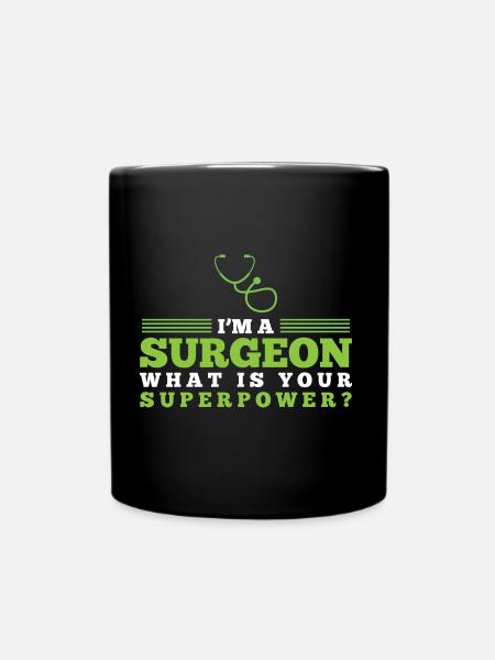 IM A SURGEON - Tasse einfarbig - Schwarz