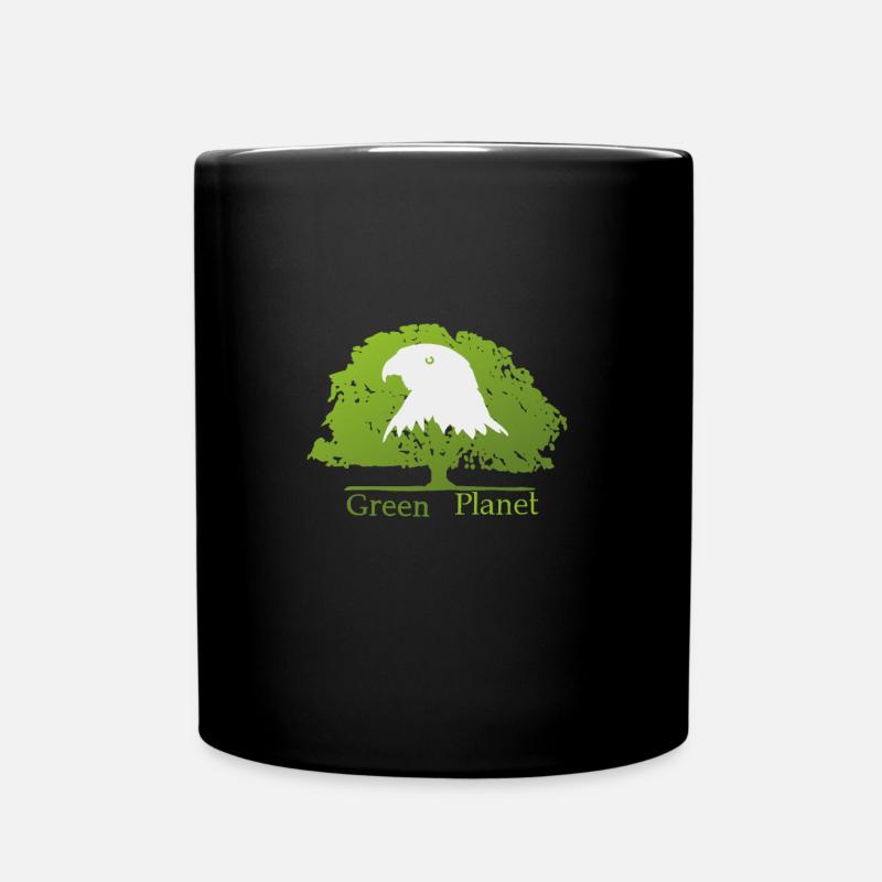 save the planet - Tasse einfarbig - Schwarz