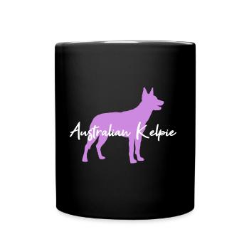 Australian Kelpie - Full Colour Mug - black - Front