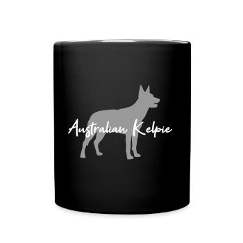 Australian Kelpie - Full Colour Mug - black - Front