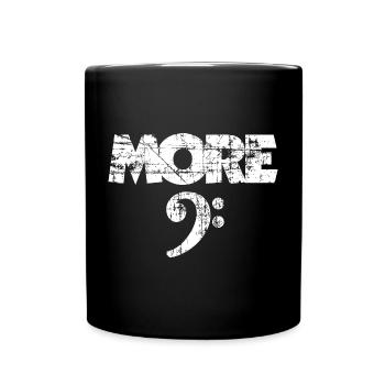 More Bass Vintage Clef White (FR) - Mug uni - noir - Devant