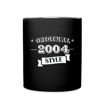 Original 2004 Style - Tasse einfarbig - Schwarz - Vorne