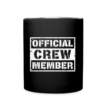 Official Crew Member (Used) - Tasse einfarbig - Schwarz - Vorne