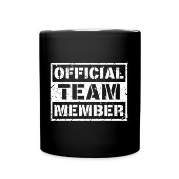 Official Team Member (Used) - Full Colour Mug - black - Front