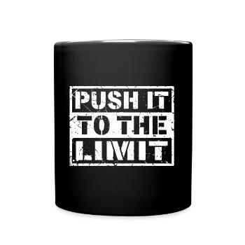 Push it to the Limit (Used) - Tasse einfarbig - Schwarz - Vorne
