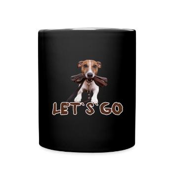 jack russell - Full Colour Mug - black - Front