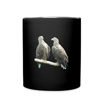 White-tailed eagle - Full Colour Mug - black - Front