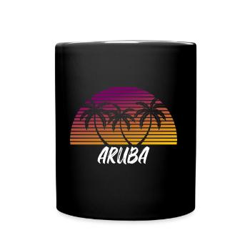 Aruba - Tasse einfarbig - Schwarz - Vorne