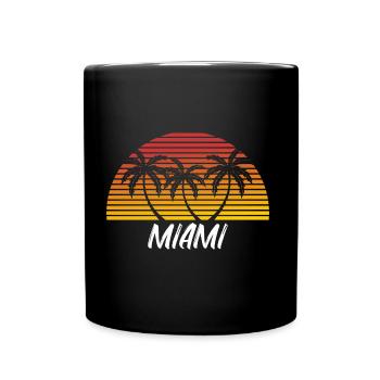 Miami - Mug uni - noir - Devant