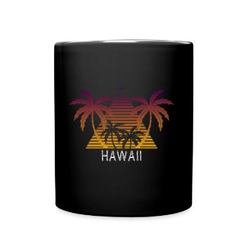 Hawaï - Mug uni - noir - Devant