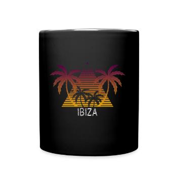 Ibiza - Tasse einfarbig - Schwarz - Vorne