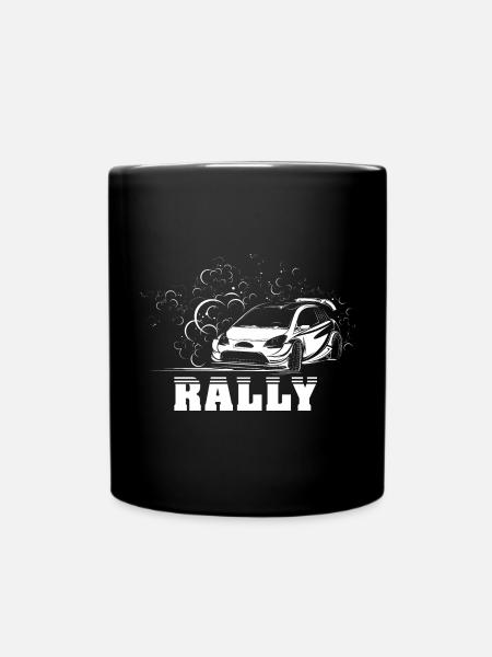 Rallye Racing Dirt Drift Tout-terrain Cross Cars - Mug uni - noir