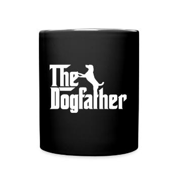 The Dogfather Hunde Liebhaber - Tasse einfarbig - Schwarz - Vorne