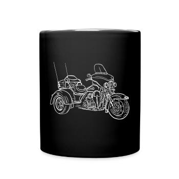 Vélo de tricycle - Mug uni - noir - Devant