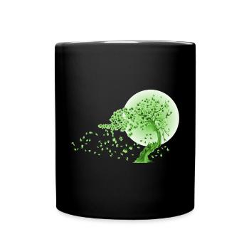 Japan Japanese Fashion Bonsai Moon Fantasy - Full Colour Mug - black - Front