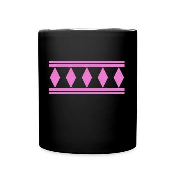 Jussi Hemd, rosa - Tasse einfarbig - Schwarz - Vorne