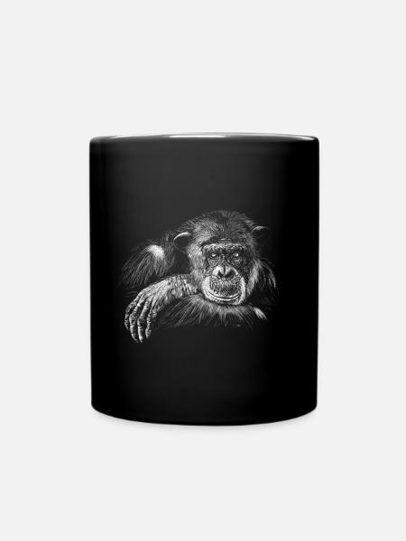 Singe - Mug uni - noir