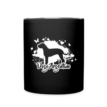 DOGO ARGENTINO Chiens Wilsigns - Mug uni - noir - Devant