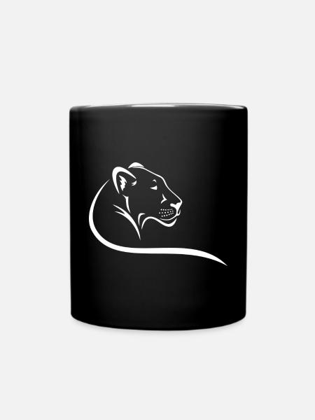 Lionne - Mug uni - noir