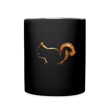 Écureuil - Mug uni - noir - Devant