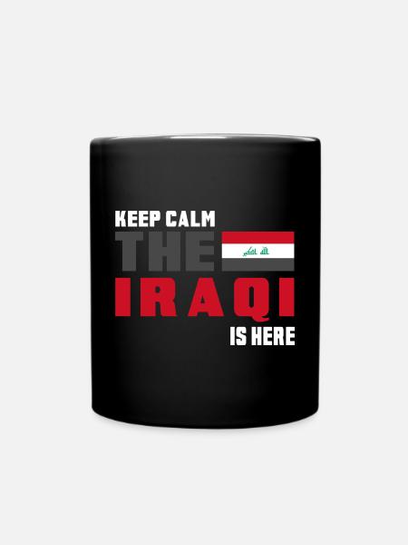 Drapeau Irak Keep Calm - Mug uni - noir