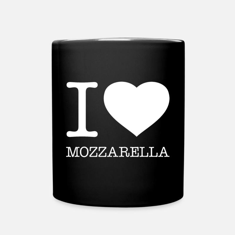 J’ADORE LA MOZZARELLA - Mug uni - noir