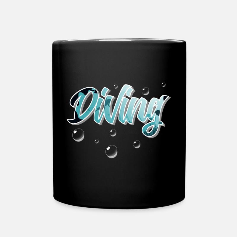 Plongeurs plongeurs - Mug uni - noir