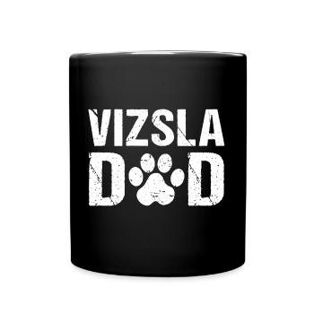 Vizsla Dad Magyar Vizsla - Full Colour Mug - black - Front
