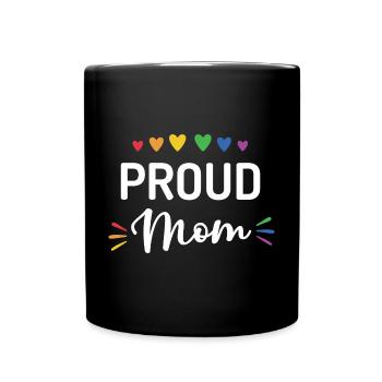 Proud Mom - Full Colour Mug - black - Front