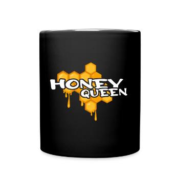 imker honig imkern imkerei honigbiene - Tasse einfarbig - Schwarz - Vorne