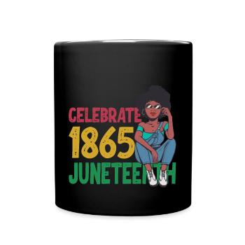 Juneteenth - Mug uni - noir - Devant