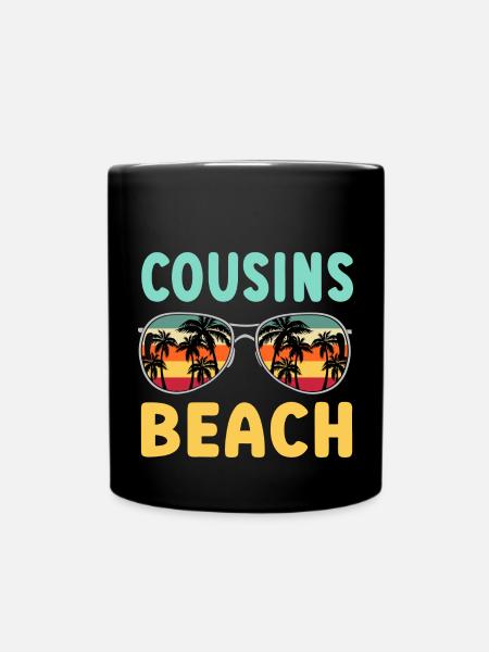 Cousins Beach - Tasse einfarbig - Schwarz