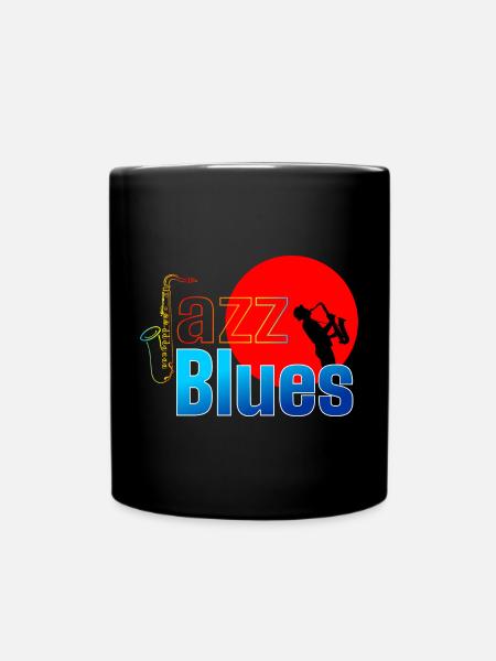AMATEURS DE JAZZ BLUES - Mug uni - noir