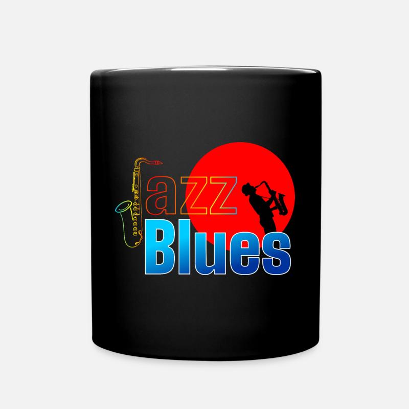 AMATEURS DE JAZZ BLUES - Mug uni - noir